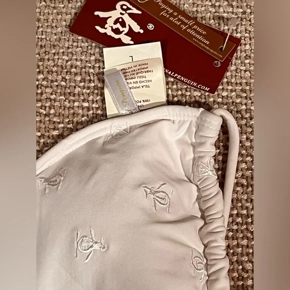 🆕 Original Penguin white bikini M/L - NWT - Picture 5 of 5
